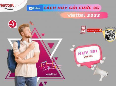 [Mới Nhất] Cách Hủy Gói Cước 3G Viettel 2023